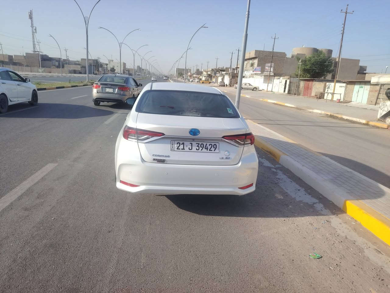 السلام عليكم كورلا٢٠٢٣ خليجي  شركه ساز رقم سليمانيه بأسمي  ماشيه ١٣٥ كيلو تخم تاير جديد صدر شركه بيه بارد بالبنيد شبر من جهه السكن وبيه بارد البابين صفحه السايق كد اربع أصابع وبيه بالاهلا الخلفي هم بارد طخه ماطور مابيه اي صبغ وبيه بالقماره حالوب خفيف عدد خمسه فقط الباقي شرط محرك كير تبريد قطعتين   ارضيه جلد والاكشن هم تخليف دهن جديد البارحه بدلته جام ٤ اتو مكاني صلاح الدين سامراء *********** السعر ١٦٠ وبيه مجال
