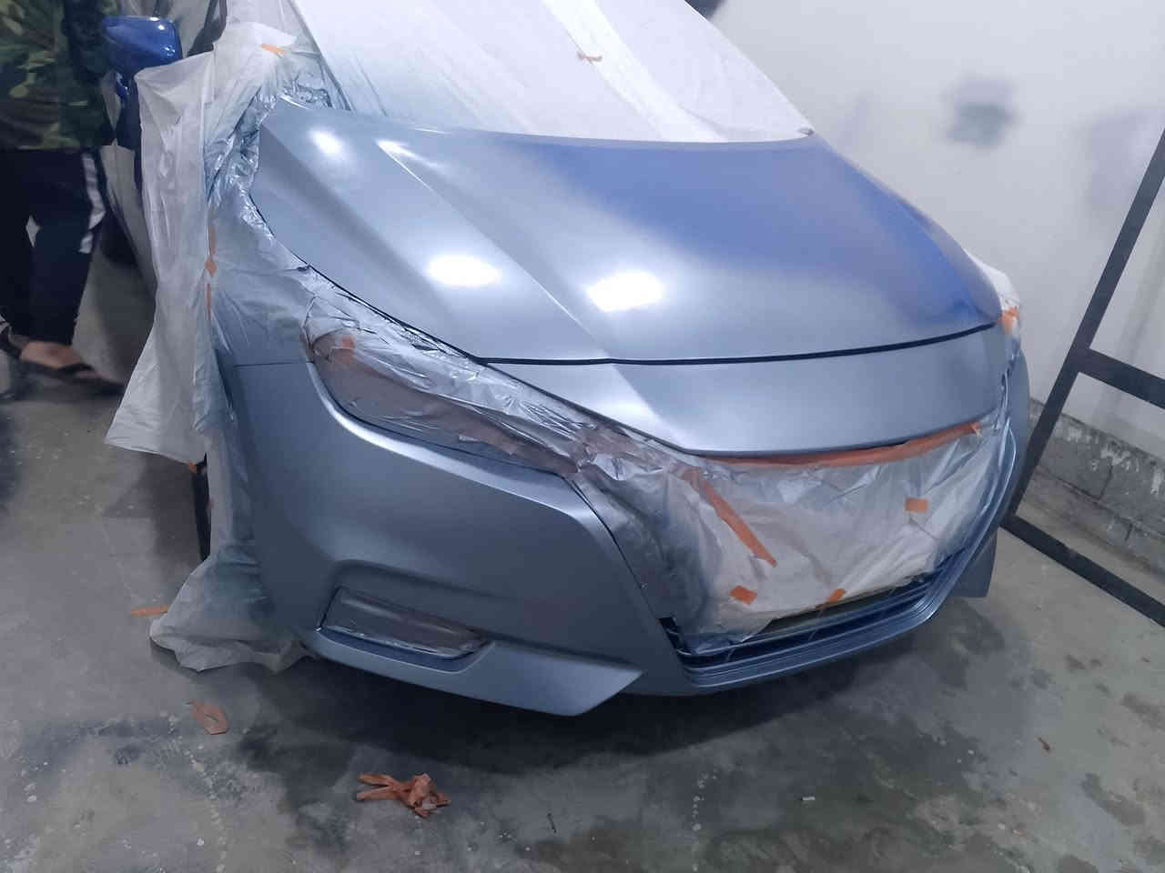 قبل وبعد صبغ بونيد+دعاميه نيسان  سمكره صبغ وبوليش تكحيل جلي لايت جميع انواع السيارات العنوان كركوك قرب المحافضه الجديده ***********
