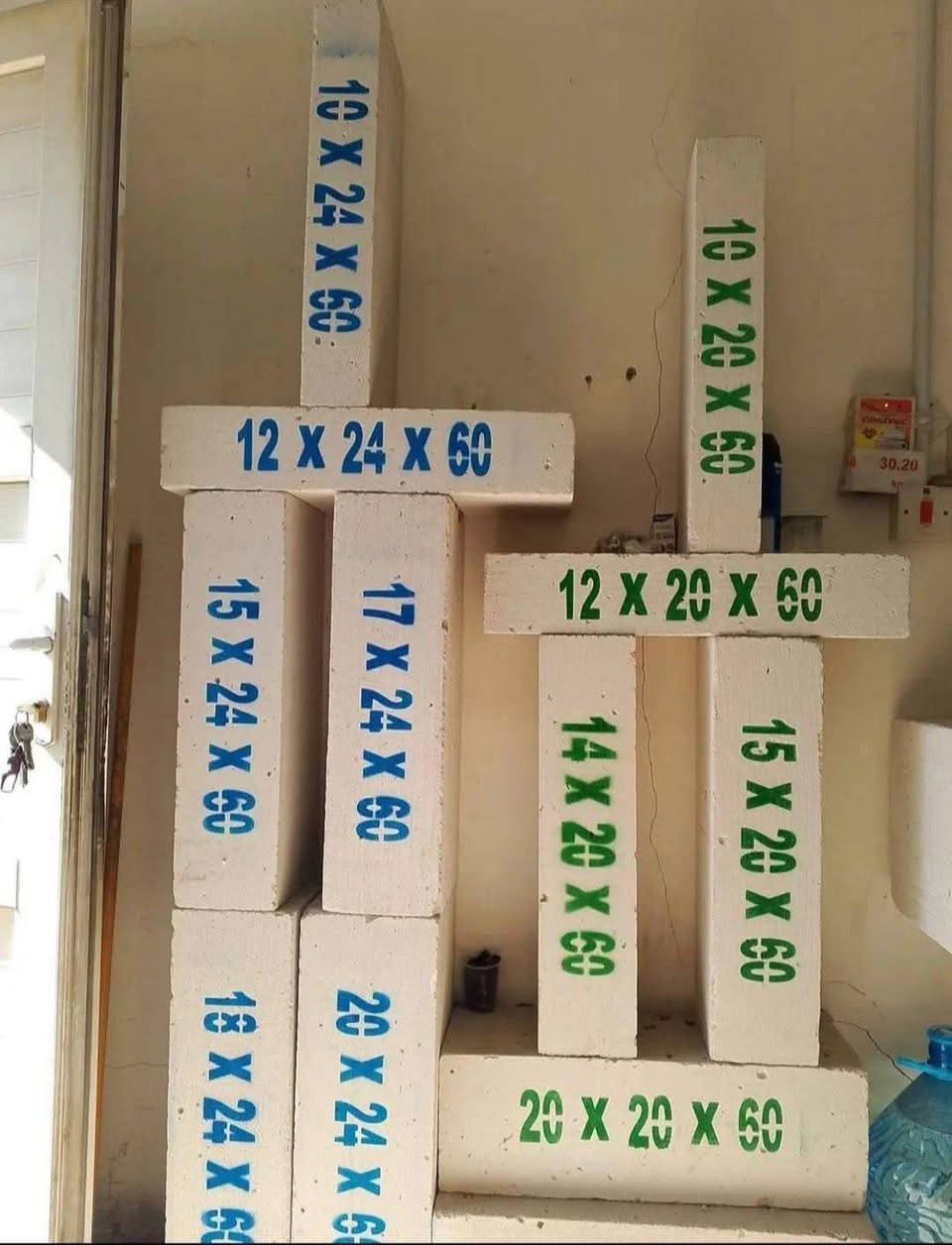 فرمستون الوطنيه سعر330مطروح

فرمستون الشمس سعر330مطروح

فرمستون بلد سلام325مطروح

فرمستون الحوشان325مطروح

بلوك  بحص 650مطروح

بلوك خشانه 575مطروح

سمنت اسود

بورك عراقي او ايراني

جص فني ديكور85

غبره صفر أو بيض

ماده لاصق للفرمستون الكويتيه الاصليه

ماده سيراميك اسباني عراقي

ومع ذلك يوجد كرين تصعيد

هاتف@ وتساب***********
***********

العنوان بصره ساحت سعد خدمة التوصيل فقط البصره البصرة, العراق
