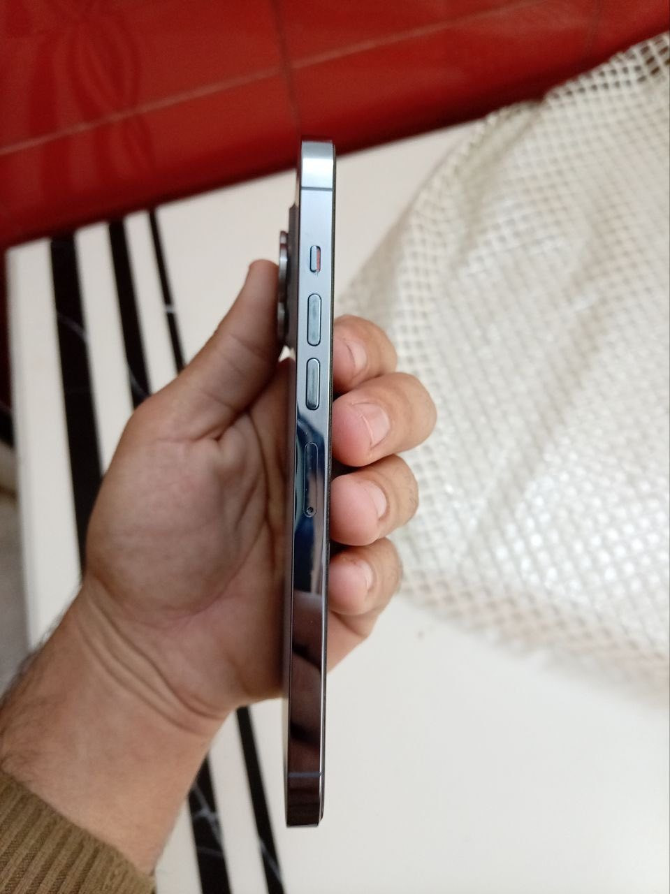 سلام عليكم ايفون 📱 13برو ماكس جهاز نموذج امريكي جهاز عربي بطارية مرفوعة 96بلادي 84  مكفول جهاز من كلشي  سعره 725 بي مجال مكاني اللطيفيه.


**إذا كنت صاحب هذا الإعلان وتريد حذفه لأي سبب، رجاءا أرسل رسالة إلى الدعم الفني**