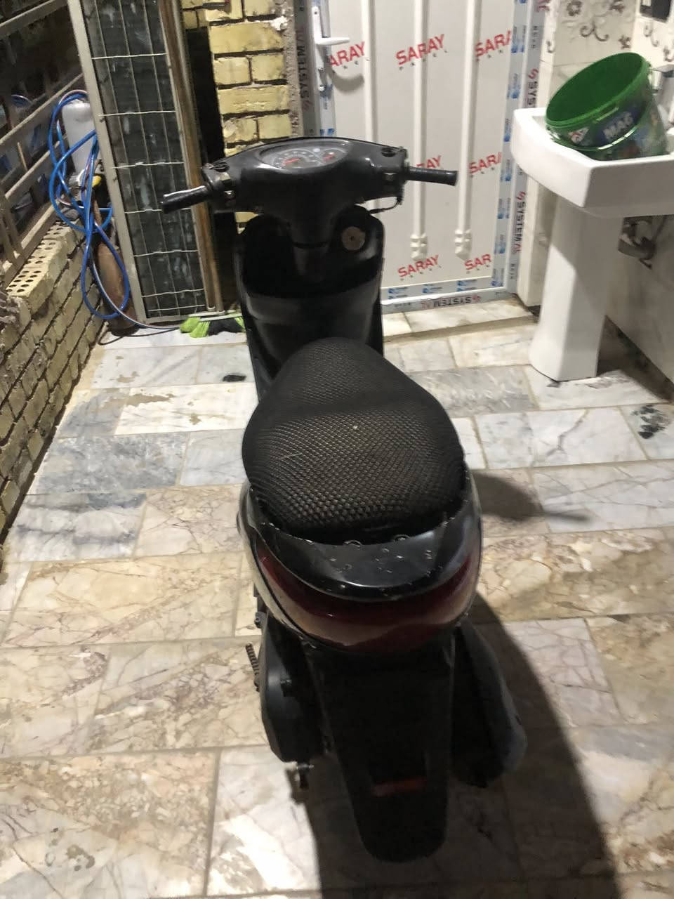 سلام عليكم دراجه بريز اخت لجديده. مبدل لبجم لمامي  مكينه. تخبل صافي لا صوت ولا تبخير  
مكاني بغداد الحريه رقم ***********
سعر 550وبيها مجال بصيط
