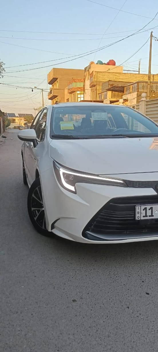 سلام عليكم
كورلاه 2025 هايبرد
مكفولة على وضع الشركة
فول مواصفات 
بصمة
فتحة شاشة كبيرة
لد أمامي خلفي
مكينه 1800
مثبت سرعة
ماشه 29
مكاني بغداد 
رقم الهاتف ***********
