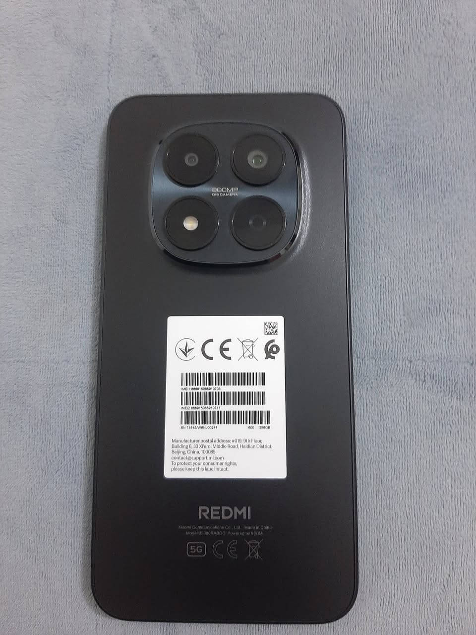 سلام عليكم REDMI Note 15 Pro 5G Blackجهاز للبيع نضيف صار شهر من مشتري سعر350قفل اني ماخذة 450 
لتواصل الاتصال على الرقم *********** مو شراي لتعبني ولا تدخل
