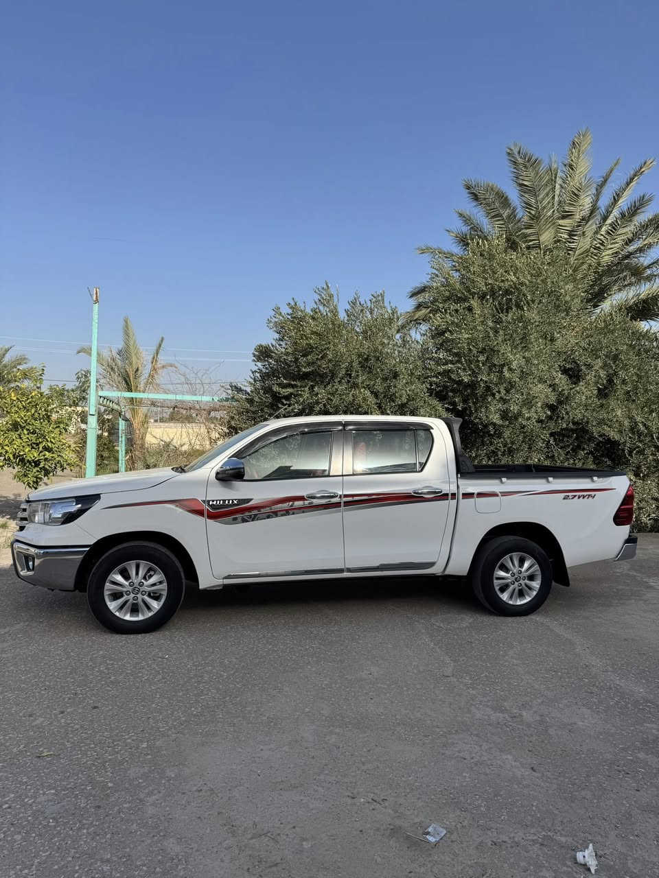 السلام عليكم
بيك أب تيوتا هايلوكس 
2025 ناصي اوتوماتيك رقم اربيل 
سياره فول مواصفات معروفه 
شركة ساز ام الضمان 
مري شفط 
شاحن لاسلكي 
تدفئه تبريد بالكشنات 
حساسات محيطيه 
كامره خلفيه
ماشيه 27 الف
رقم اربيل انكليزي تحويل ثاني يوم مداور تريد وكاله 
8 تبديلات دهن بلاش او ضمان 3 سنوات
بنيد جكات 
مكفولة كفاله عامه
سيارة مدوشمه من الداخل كلها ارضيه 
جلد كشنات ستيرن مغلف
العنوان بابل  
السعر 315$
*********** 
للاستفسار الاتصال على الرقم
