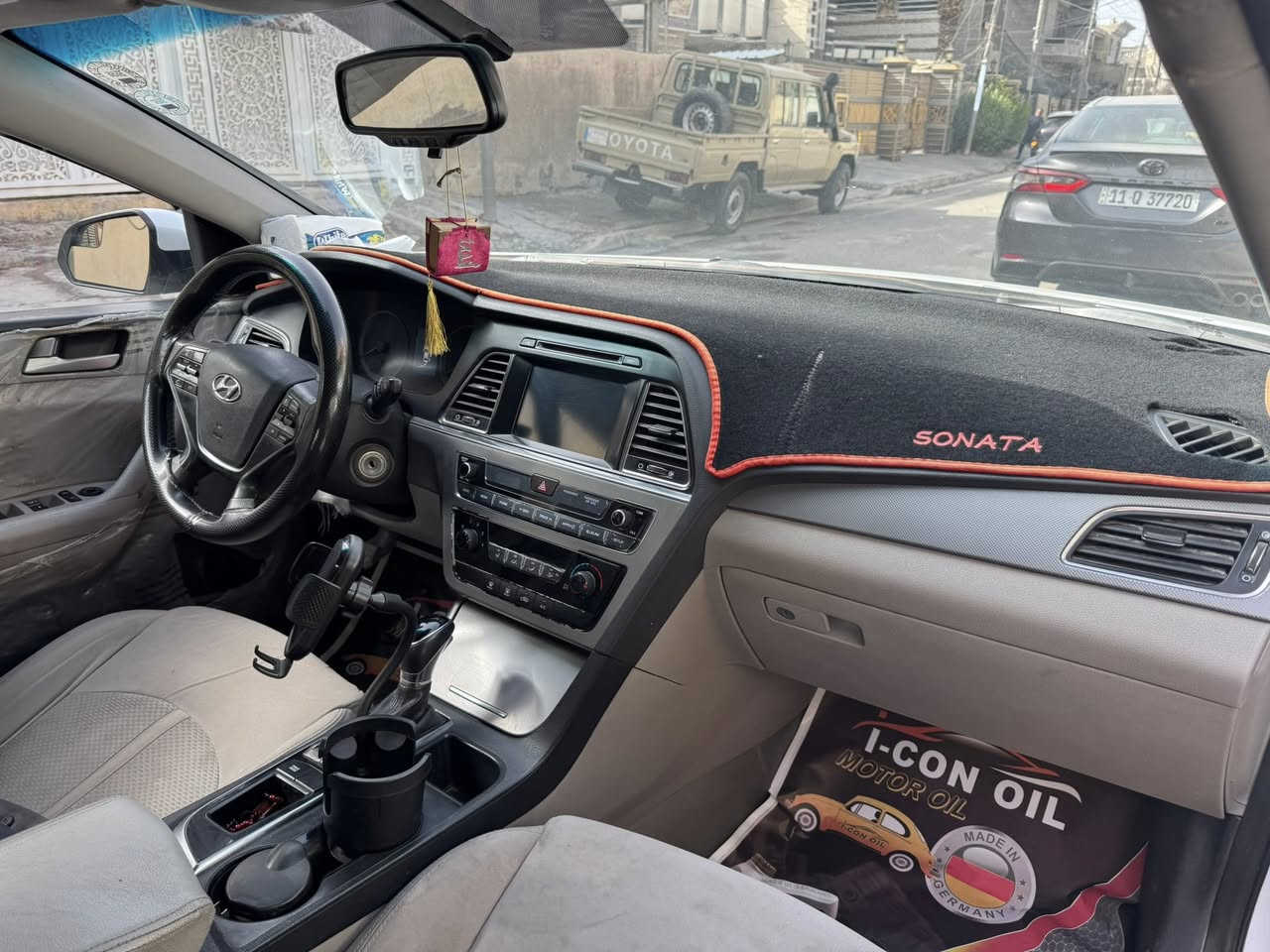 السلام عليكم سوناتة 2017 اربيل بأسمي حادث السياره مثل ما موضح بالصورة السعر 115وبيها مجال للشراي بكان السيارة بغداد رقم ***********
