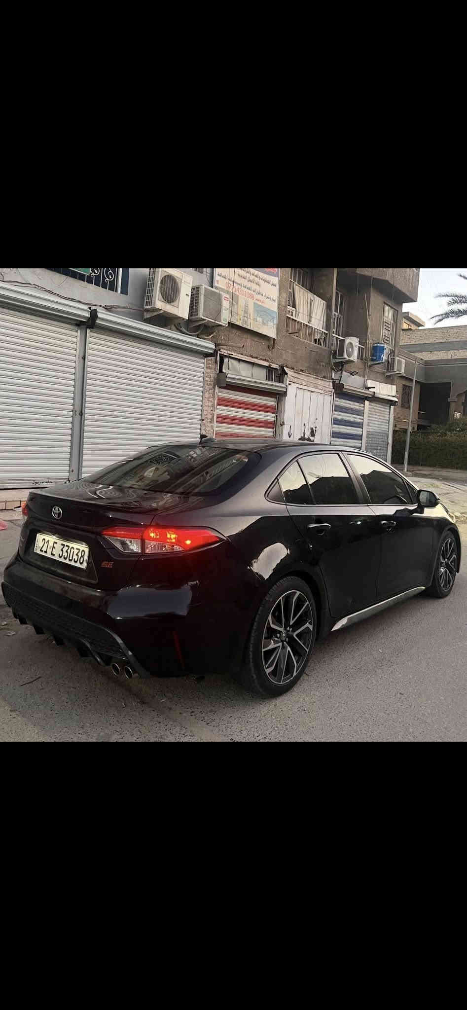 السلام عليكم
كورلا SE

المواصفات: فتحه / بصمه / تحديد مسار / شاشه كاربلاي / اشاره ورادارات بلمري الجانبيه.

حادث السياره في امريكا : بنيد+چاملغ من جهة السائق بدون ايرباك من دون تبديل اي قطعه السياره ليبل واحد والويل رياضي بلادي.

السياره جاهزه خاليه من اي نقص

الموقع/ بغداد حي جميله شارع خير الله

رقم الهاتف/ ***********

التواصل واتساب او رصيد.
