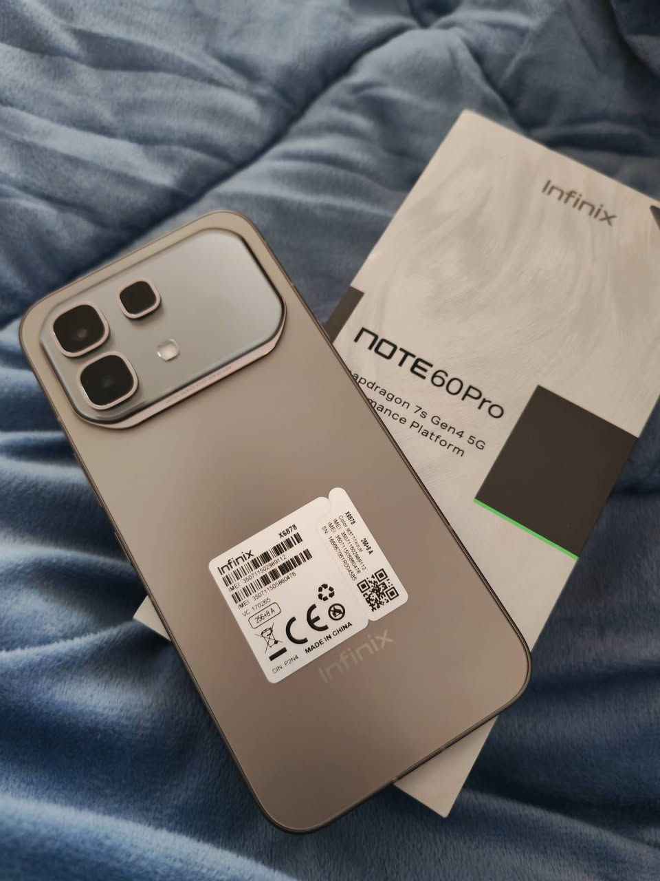 Infinix Note 60 pro 
نظافة 💯  مفتوح يوم 26/6 يعني  استخدام 3 ايام 
كامل الملحقات 
السعر : 500 الف  مجاله بسيط حك جيتك 
📍 المكان: بغداد  دورة
📞 للاستفسار واتس اب و اتصال : ***********
صديقي شراي اتصل وتدلل مو شراي علق تعليق طيب مثل وجهك بدون كسران بحلال العالم 🌹
