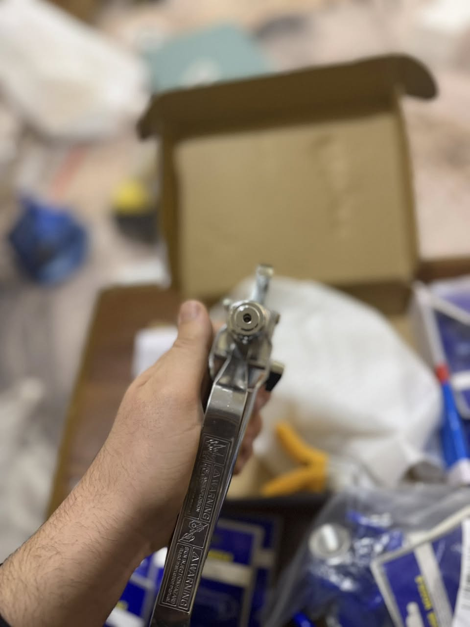 مسدس صبغ ايرليس  جديد لوك كبس شركة  ثلاث سيتات نوزلات كل سبت يحتوي على ٦ نوزلات مجموعهم  ١٨ نوزل احجام مختلفة كلهم على اول تم ٦٠ الف شامل التوصيل


**إذا كنت صاحب هذا الإعلان وتريد حذفه لأي سبب، رجاءا أرسل رسالة إلى الدعم الفني**