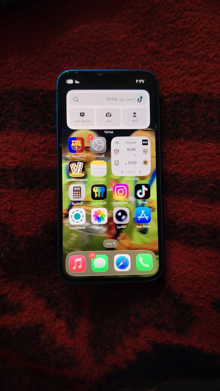السلام عليكم
iPhone 13 mini 
74🔋
128 
جهاز كلشي ما مبدل بي ع وضعية الشركة مكاني بغداد اللطيفية 
***********
