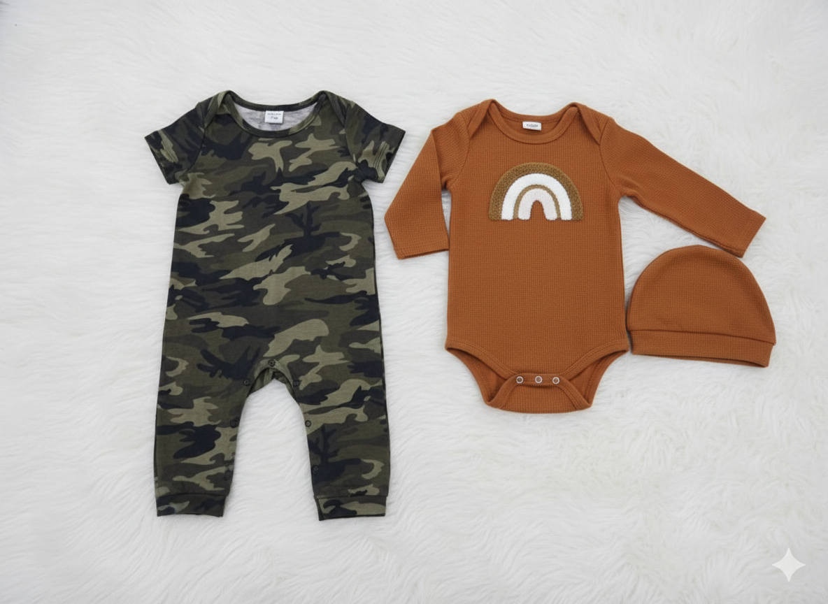 👶 طقم الأناقة من ماركة بات بات (PatPat) الأصلية! �

القياسات: متوفرة من عمر (3 أشهر) إلى (سنة).
سعر  القطعة بـ 4 آلاف دينار فقط! 🔥
مركز الحلة: 3 آلاف دينار فقط.
أطراف الحلة: 5 آلاف دينار فقط.
🛍️ للحجز والاستفسار:على الخاص 
سارعوا بالحجز.. الكمية محدودة! 🏃‍♂️


**إذا كنت صاحب هذا الإعلان وتريد حذفه لأي سبب، رجاءا أرسل رسالة إلى الدعم الفني**