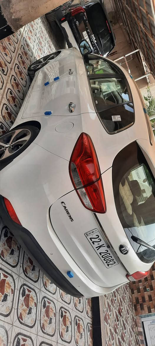 سلام عليكم
كيه كارنز سبعه راكب موديل 14 خليجي كفاله عامه ضربه وصبغ بيها مكان كرت وبارد جدا بسيط 

مكينه وكير لا تنقيص ولا تبخير و مكينه 2000دوش جاهزه سياره تدفه تبريد قطعتين حداديه طخم تاير حساسات خلفيه اماميه تحكم ستيرن

مري شفط معه انارة 

شفتات رياضي 

شاشه كامرة 

 7راكب 

رقم أربيل وكاله او تحويل 

السعر 145وبيها مجال 

مكان سيارة بابل 

***********
