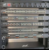 Patch panel  16 port 10-100✅ 24 port 10-100✅  8 port giga ✅ . . ✅تابعو...