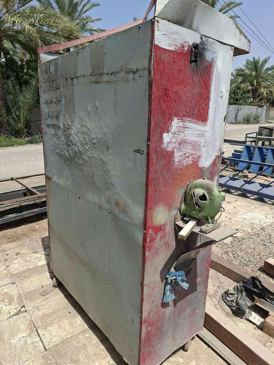 شوايه كباب المنيوم والماطور شغال مع دكتات عدد اثنين السعر ٦٥ فقط
بابل. المسيب حي المعلمين٣ طريق سيد ابراهيم بعد السكه بكيلوين تقريبا بعد اسلاك الضغط العالي ب٢٠٠م


**إذا كنت صاحب هذا الإعلان وتريد حذفه لأي سبب، رجاءا أرسل رسالة إلى الدعم الفني**