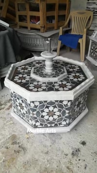 نافورة ماء • رخام طبيعي • ٨٠سم