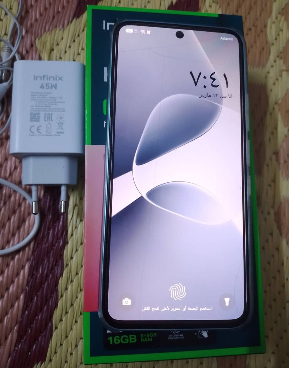 جهاز انفنكس هوت 60 برو 
ذاكرة 256 عشوائية 8+8 
بوبجي 60فريم 

بطارية 5160 شحن سريع 45 واط w

بصمة مدمجة بالشاشة سريعة كلش 

للبيع استعمال قليل بعدة جديد غراضة كاملة 

مكاني بغداد كفائات العبيدي


**إذا كنت صاحب هذا الإعلان وتريد حذفه لأي سبب، رجاءا أرسل رسالة إلى الدعم الفني**