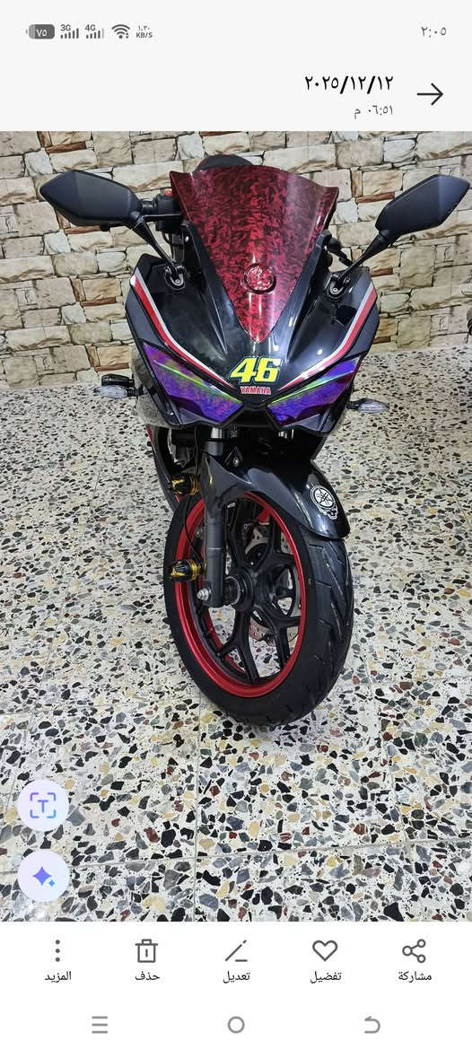 سلام عليكم بطح صيني R200 للبيع مزودة فول غراض 
محرك 200CC دراجة نظيفة وجديدة لوك أمانة الله ما مرقمة أوراق فقط مكاني بغداد مدينة الصدر *********** سعر مليون و600
