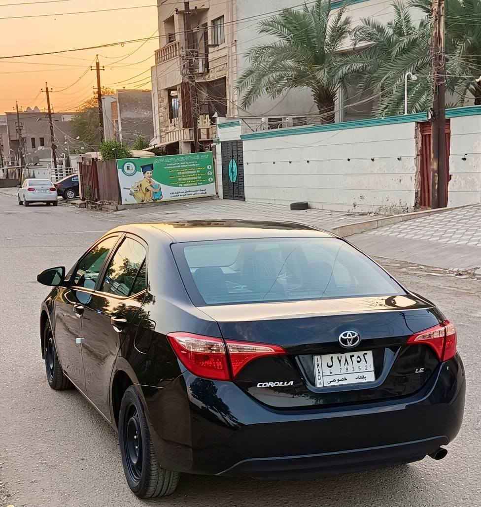 السلام عليكم
تيوتا كورلا موديل 2019 وارد امريكي لون اسود شذري حادث موضح بل منشور جاملغ وبنيد  رقم بغداد بسمي  كير مكينه كفاله ما مفتوح برغي بيهه
مواصفات السياره رادار اوتو هولد تحديد مسار
مكينه 1.8 المرغوبه السياره معتني بيهه مابيهه اي نقص تدفئه تبريد شغال السعر 113$ مكاني بغداد المشتل لستفسار الاتصال على الرقم ‏‪***********‬‏
