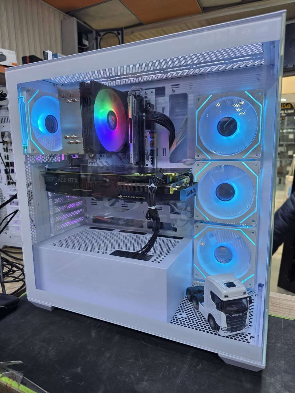 CPU RAYZEN 5 5500 BOX
RAM 16GB DDR4 3200HZ
NVME 1TB 7000 SPEED
GPU RTX 2070 8GB ASUS ROG STRIX 3FAN RGB
M.B B450M A PRO WHITE
CPU COOLER RGB TAWER
PSU 1000W+80 AIGO RGB
CASE SAMA 4FAN ARGB GAMING
775 الف تجميعة جديد كل قطع فقط كارت شاشة مستعمل نظيف جدآ
توصيل متوفر لكل العراق


**إذا كنت صاحب هذا الإعلان وتريد حذفه لأي سبب، رجاءا أرسل رسالة إلى الدعم الفني**