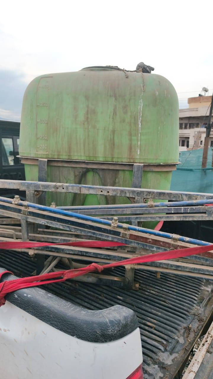 للبيع مرشة 400ليتر
***********
