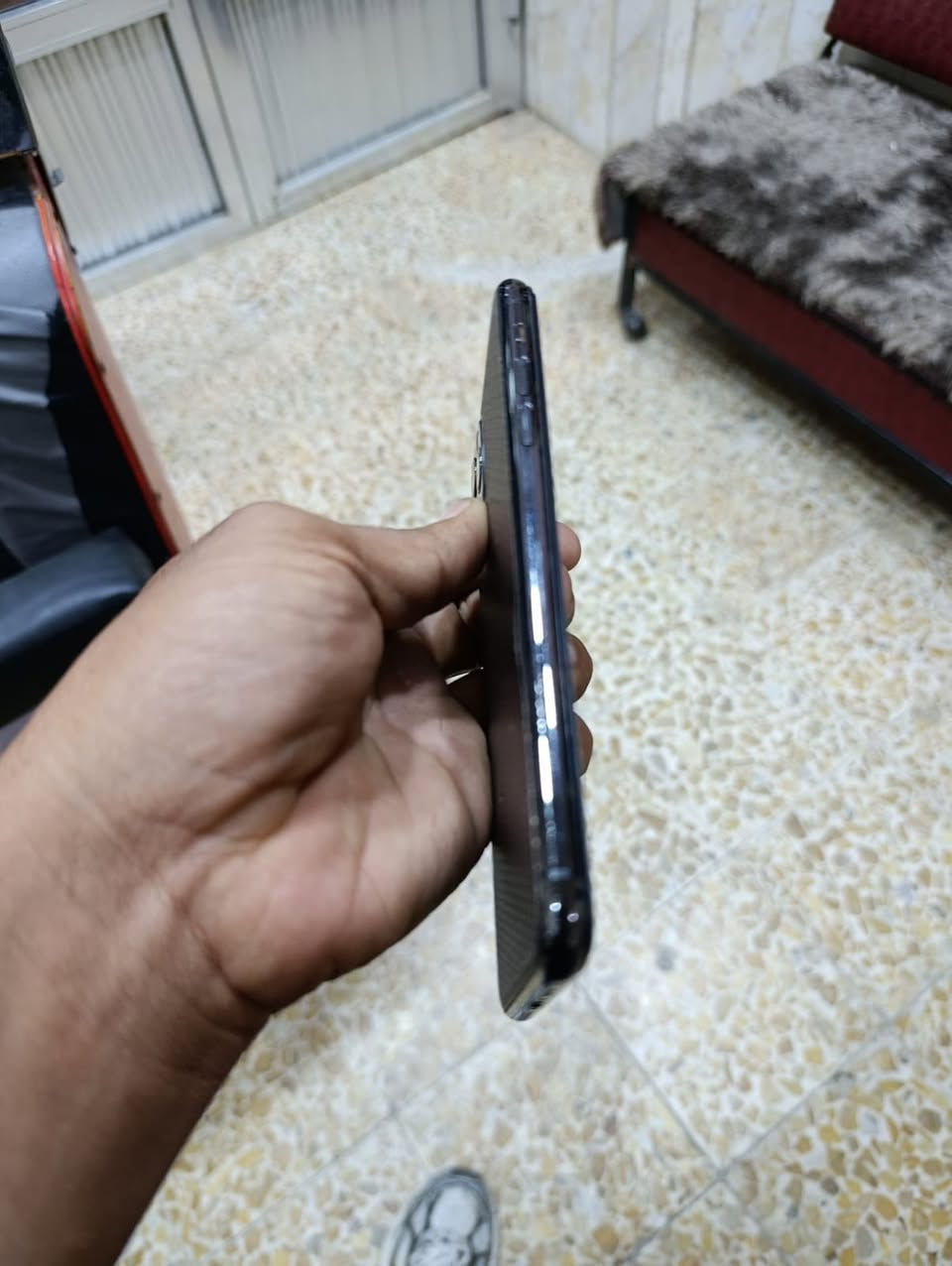 سلام عليكم جهاز ايفون 11 برو ماكس 
بطاريه 100 ذاكره 64 نموذج m
جهاز بدل شاشه وبطاريه شاشه 3 ختيارات اصليه 
جهاز مكفول من عطل فقط بصمه مال وجه واكفه 
سعره 235بيه مجال قليل مكاني ناصريه مركز.


**إذا كنت صاحب هذا الإعلان وتريد حذفه لأي سبب، رجاءا أرسل رسالة إلى الدعم الفني**