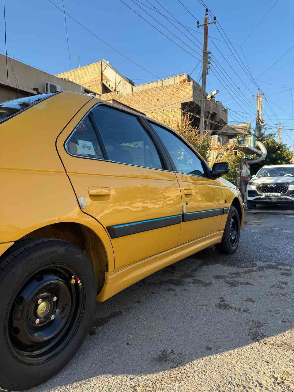 سلام عليكم بيجو بارص ١٥ مكفولة كفالة عامه عده الهلالات الخلفية معمره لاصبغ الباقي ولاضربه ولاتبديل بيهة شاشة اندرويد وكامرة  تخم تاير جديد دسكات جدد محرك جديد السيارة مابيهة اي نقص مكاني بغداد حي العامل السعر ٥٨ ***********
