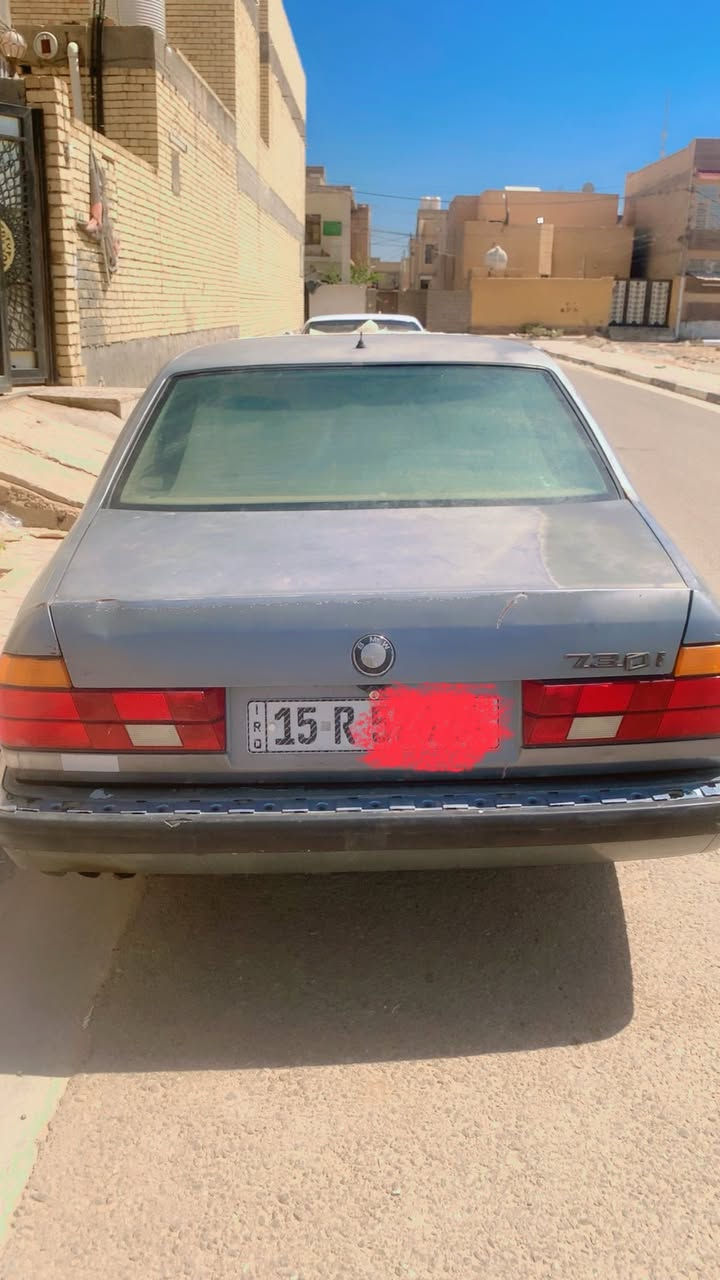 السلام عليكم BMWW730 للبيع او مراوس موديل 93 مشروع وطني باسمي سنوية لحد 30 تنتهي السيارة بحالة جيدة المكينة والكير نظيفة الداخل والخارج نظيف بس جاملغ الأمامي جهة السائق بيه ضربة خفيفه كهربائيات كله شغاله والصغيره مابيه اي جطل الحدادية تعبانه 40%100 مكان السيارة كربلاء الاستفسار على الارقام 
***********
***********
