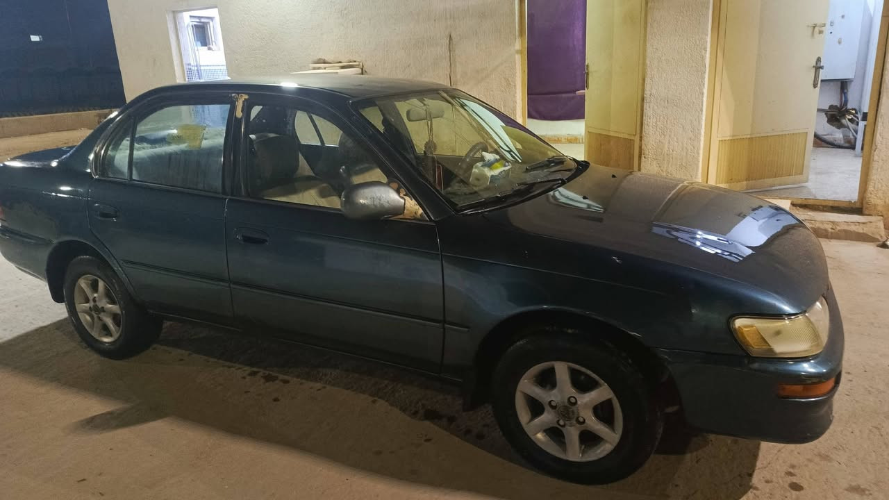 السلام عليكم كورلا 95 للبيع مكينه 1600 تخم تاير بات ي جديد حداديه 90 بل ميه تبريد شغال سياره جاهز من كاشي السعر 50 اليحب يتصل *********** مكاني العمارة السياره بسمي مراوس هم تراوس بحدث
