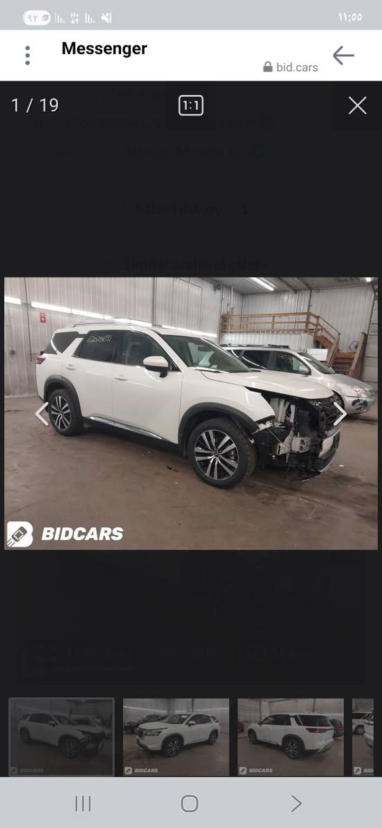 نيسان باثفيندر 2023
اعلى فئة
مواصفات بلاتينيوم بدون حادث بدون ايرباك
مغلف ppf رقم اربيل هزه جديدة و سنوية جديدة مع كتاب تضليل 
فور ويل
ماشي 70 الف كلم
واتساب *********** كركوك, العراق
