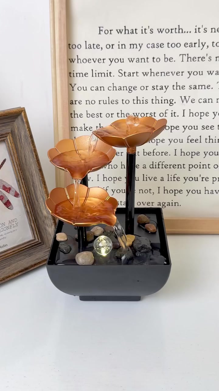 ✨ لمسة فخامة وهدوء في أي مكان

🌸 نافورة ديكور بتصميم ورد أنيق وانسياب ماء مريح

💡 إضاءة LED ناعمة تضيف جو استرخاء مثالي

💧 صوت الماء يساعد على تهدئة الأعصاب وتحسين المزاج

🏠 مناسبة للبيت، المكتب، أو غرف النوم

🔌 تعمل بسهولة عبر كابل USB

🎁 خيار رائع كهدية مميزة وراقية

السعر19000


**إذا كنت صاحب هذا الإعلان وتريد حذفه لأي سبب، رجاءا أرسل رسالة إلى الدعم الفني**