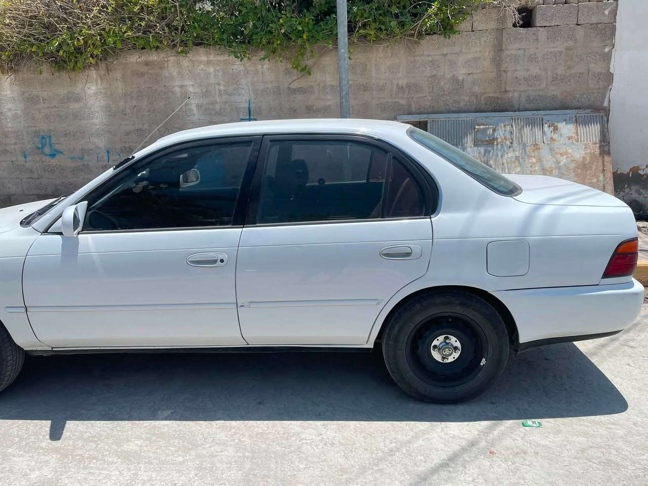 كورولا 97 بلاد خليجي بلاد مو امريكي ويسره بلاد
السيارة جديدة ماعايزها نقص 
مكينة مال كصة
كير بلاد دنفش 
مشط ستيرن كصة
بور ستيرن كصة
صوندات البور كلهن كصة
تبريد كل المنظومة مالت كصة
 كمبريسر والبطل والراديتر والفريز والصوندات والبنكة كلة كصة جديد 
عنبار بريك كصة
شفت ستيرن كصة 
 صدر امامي خلفي كلة شلع  مـטּ اكبر قطعة ل اصغر قطعة حديد
دبل لوي فلنجات دسكات درايم شفتات وبقية غراض الصدر 
نوزلات كصة
وايرات ديلكو كصة
لايت مازدا كصة
شباك امامي كصة
بك لايت خلفي كصة
مكان الفسفورة الي ب صندوك كصة مال نفس السيارة
بطاين ابواب شركة كصة 
كشناتها جددد 
السيارة مضروبه عازل حراري وعازل صوت ب ارضية ايزو جبن ثخين 
 السيارة دبل ايرباك 
سنترل لك بلادي
جام كهرباء بلاد 
شاشة 64 كيكة اصلية وتحويلة دكتات كاربون فايبر 
رقم بغداد انكليزي وسنوية ب اسمي  وسنوية لل31 بنص رمضان جددتها السيارة ماعايزها نقص حاجة ترايك لوين ماتريد 
مكاني سامراء 
الي يخاطره يخابر ويستفسر 
للشراي مو للسوالف 
***********

