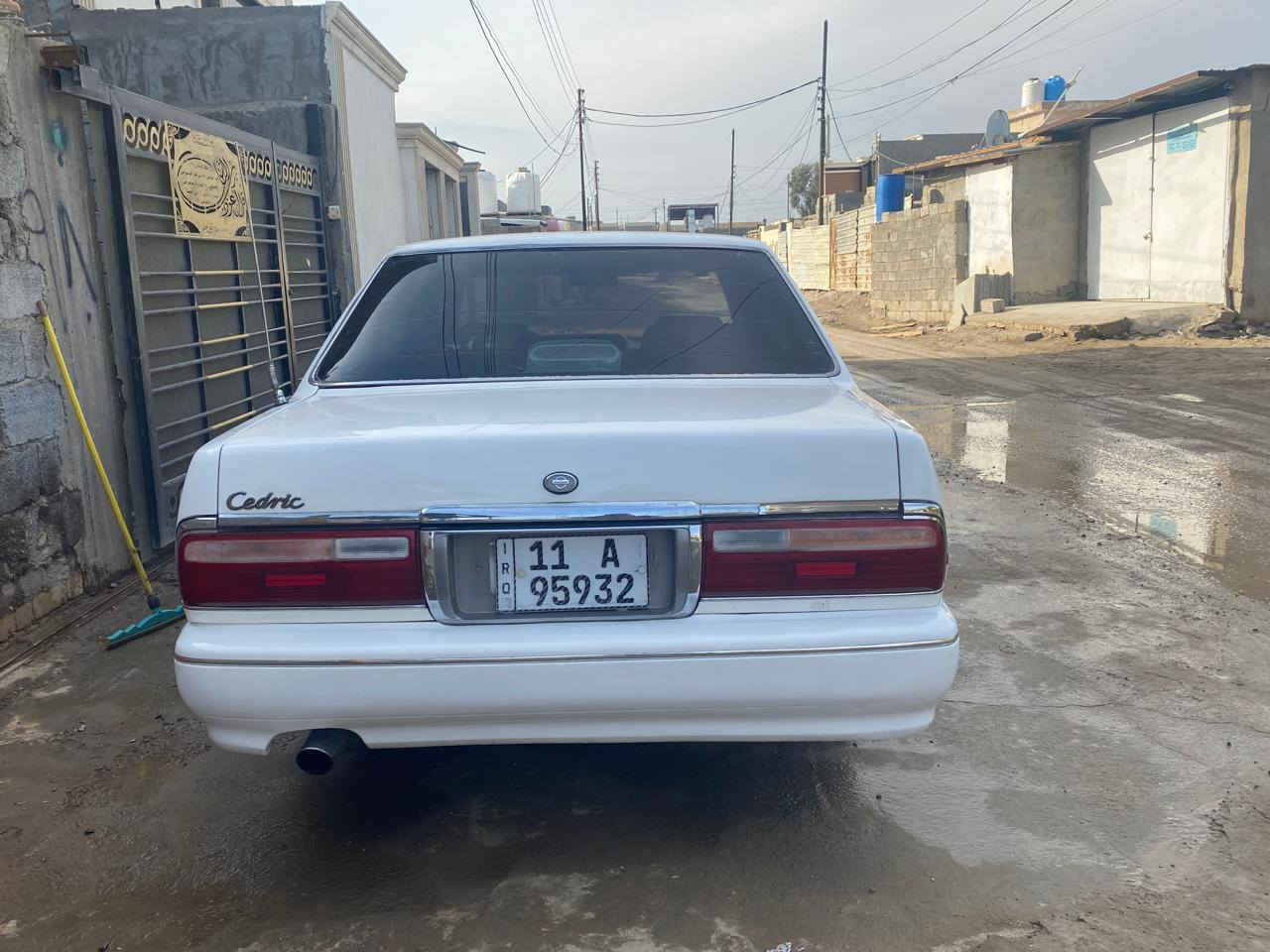 سلام عليكم للبيع نيسان سدرك مديل 2001 بيه صبغ عام اثر تكشير بدون حادث ولا دواخل مكينة كير صدر تخم تاير كله جديد تبريد ثلج سياره حلوه جاهزة كير اوتماتيك بلادي مكينه بلاديه رقم بغداد دولي تحويل مباشر مكان بغداد دوره سعر 60 وبيه مجال للطيبين رقمي ‏‪***********‬‏
