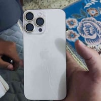 ايفون 16 بو ماكس لون / ابيض مميز  ذاكره /256  البطاريه /98  نظافه 100/...