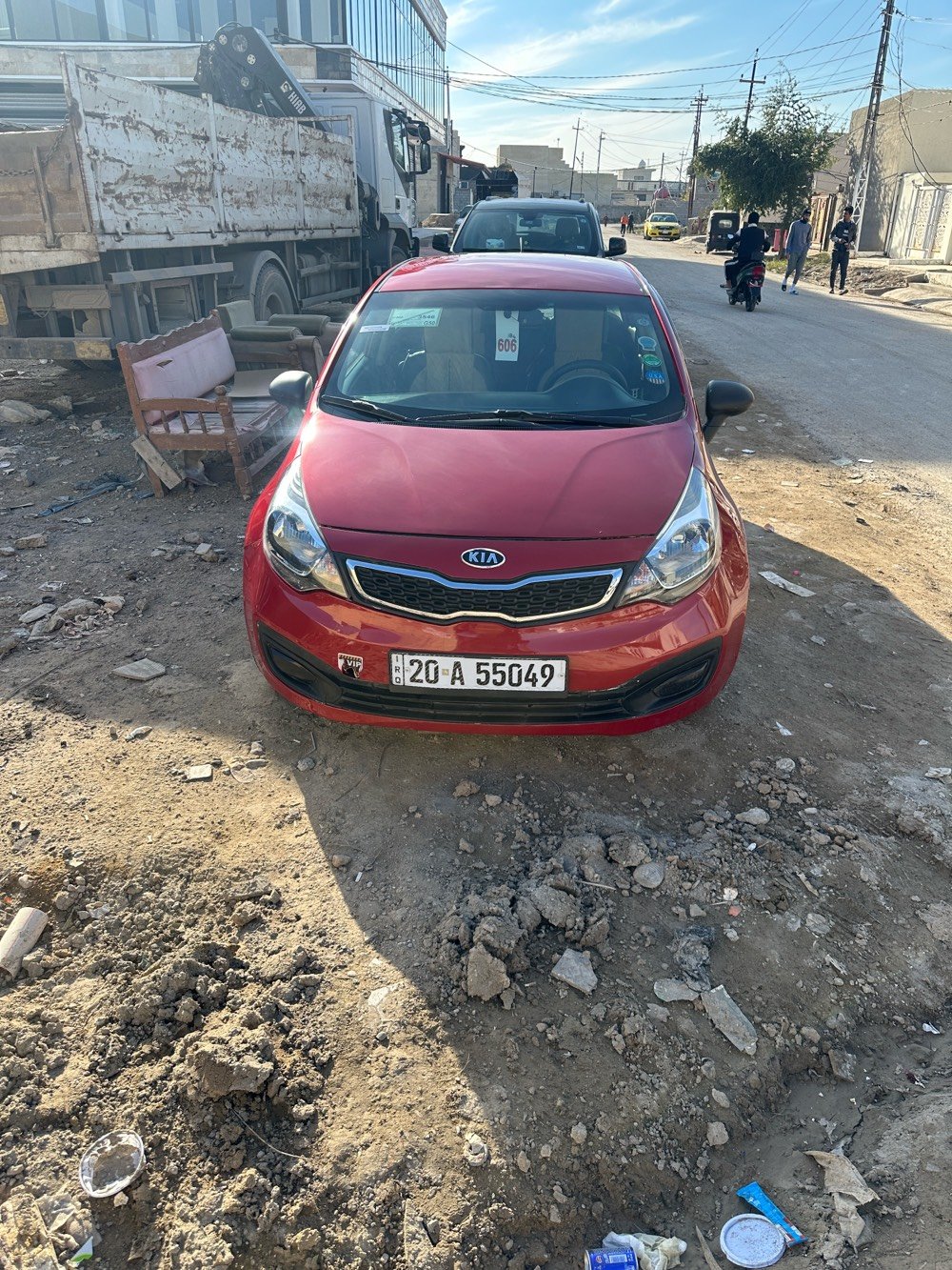 كيا ريو 2015وارد امريكي 1600حادث جامرلغ وبنيد بدون دواخل سيارة حلوة وجاهزة 
العنوان بعقوبة تقاطع القدس دور الزراعة
