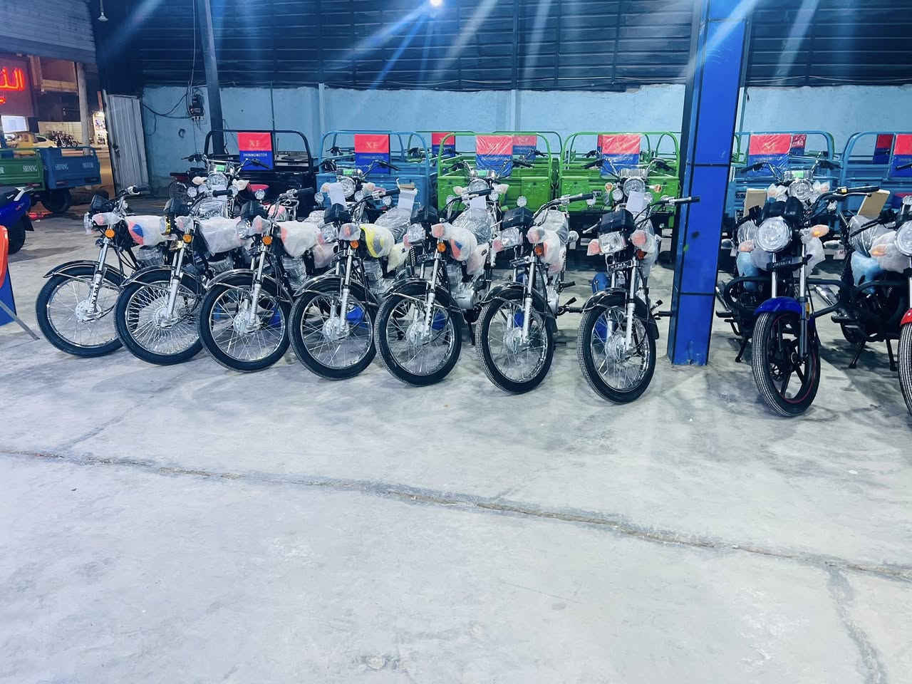 يتوفر وجبه خير من الله من 

الدراجات الاربعه كير والخمسه كير 

الاوتماتيك دولفين +اباچي همر 

ستوتات خير من الله مافات الالوان 

بايسكلات شحن بنوعيات مختلفه 

درجات شحن الحديث 

المكان كربلاء باب طويريج 

***********
