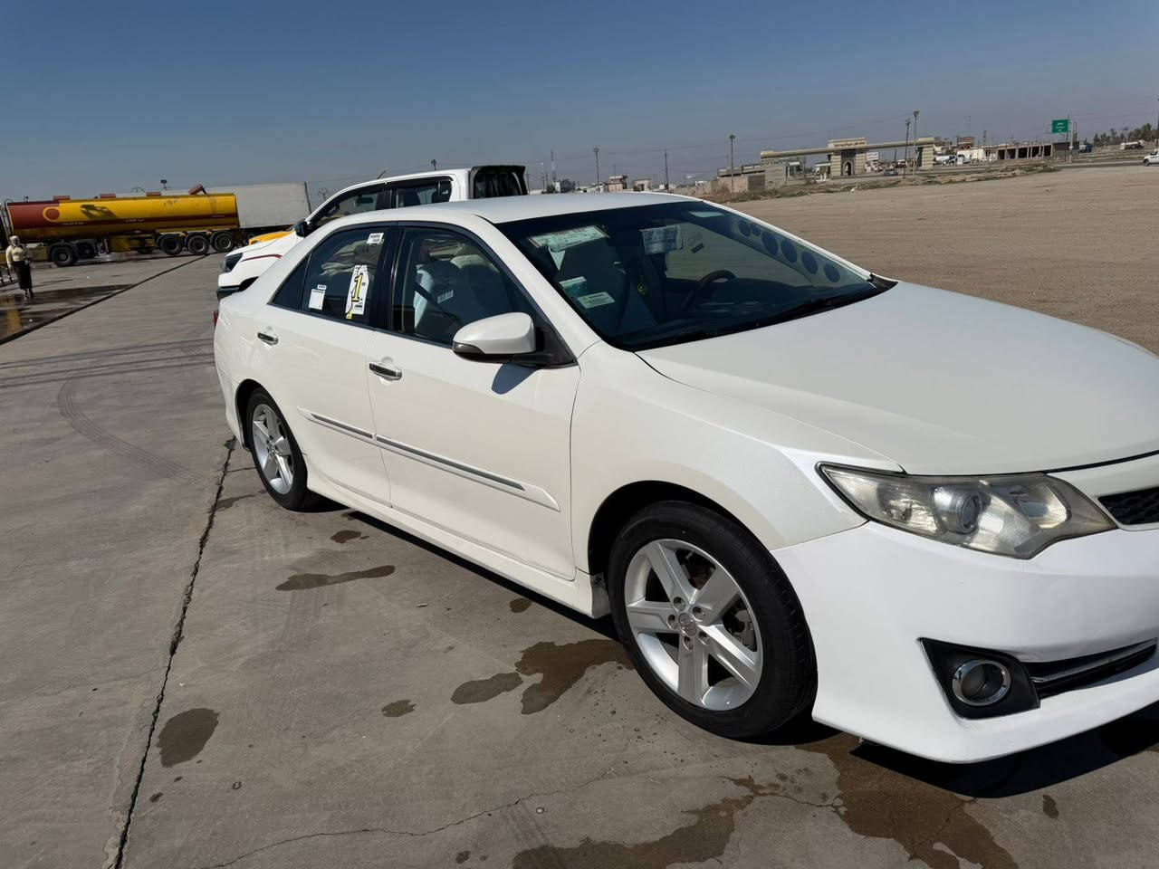 كامري خليجي  موديل 2012 رقم سليمانيه بااسمي مفحوصه هزه وبراد بيهه جاملق امامي بس رش بدون دواخل كفاله لون ابيض، صدفي كير مكينه نظيفات نبريد قطعتين محرك4سلندر 2500 دواخل بيجي مطعم صاج ملكي كشن كهربائي وجلد مثبت سرعه شاشه الدعاميه مغلفه طافلون جام اوتو السياره جاهزه خير من الله *********** بي واتساب
