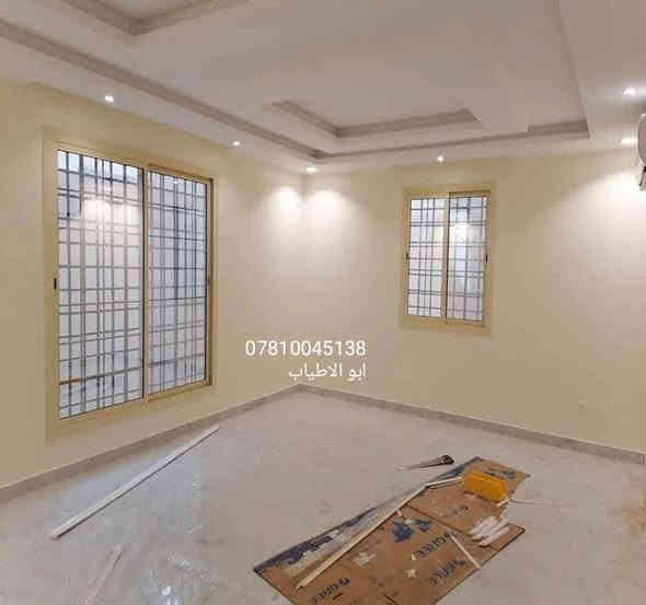 صباغ منازل متفرغ حالين  جبس بورد سحب معجون ستن  فلين داخل وخارج واصباغ بانواعه ومعالجة الرطوبه الي يريد يراسلني اويتصل بيه *********** السماوا
