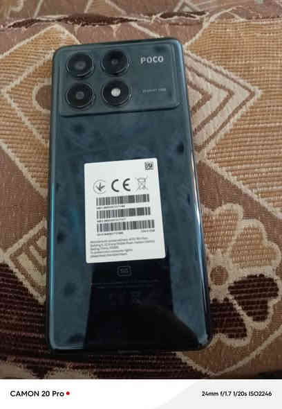 POCO X6 PRO 5G 
جهاز poco x6 Pro 5g 
للبيع فقط بعده جديد كامل ملحقات 
بوبجي 120 فريم 
السعر 325 وبي مجال قليل مكاني ناصرية سجن الأصلاحي 

شراي راسلني بلخاص او عالرقم ***********
