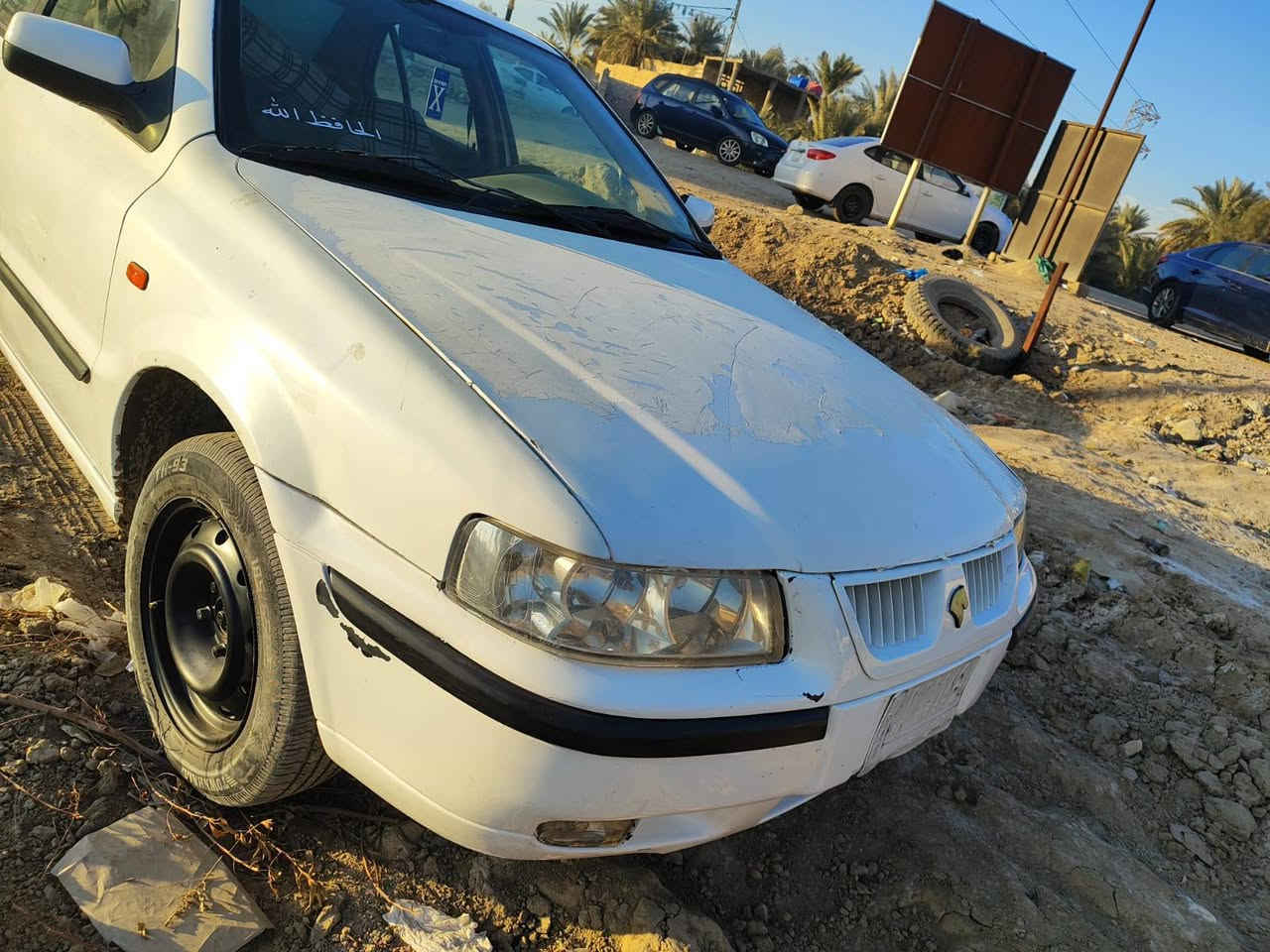 سلام عليكم سمند 2011 سياره مكينه كير جديد تخم تاير حداديه ابيع ع حادثه ضربته وره سعر 23 وبيه مجال ستفسار ‏‪***********‬‏ مكاني دوانيه
