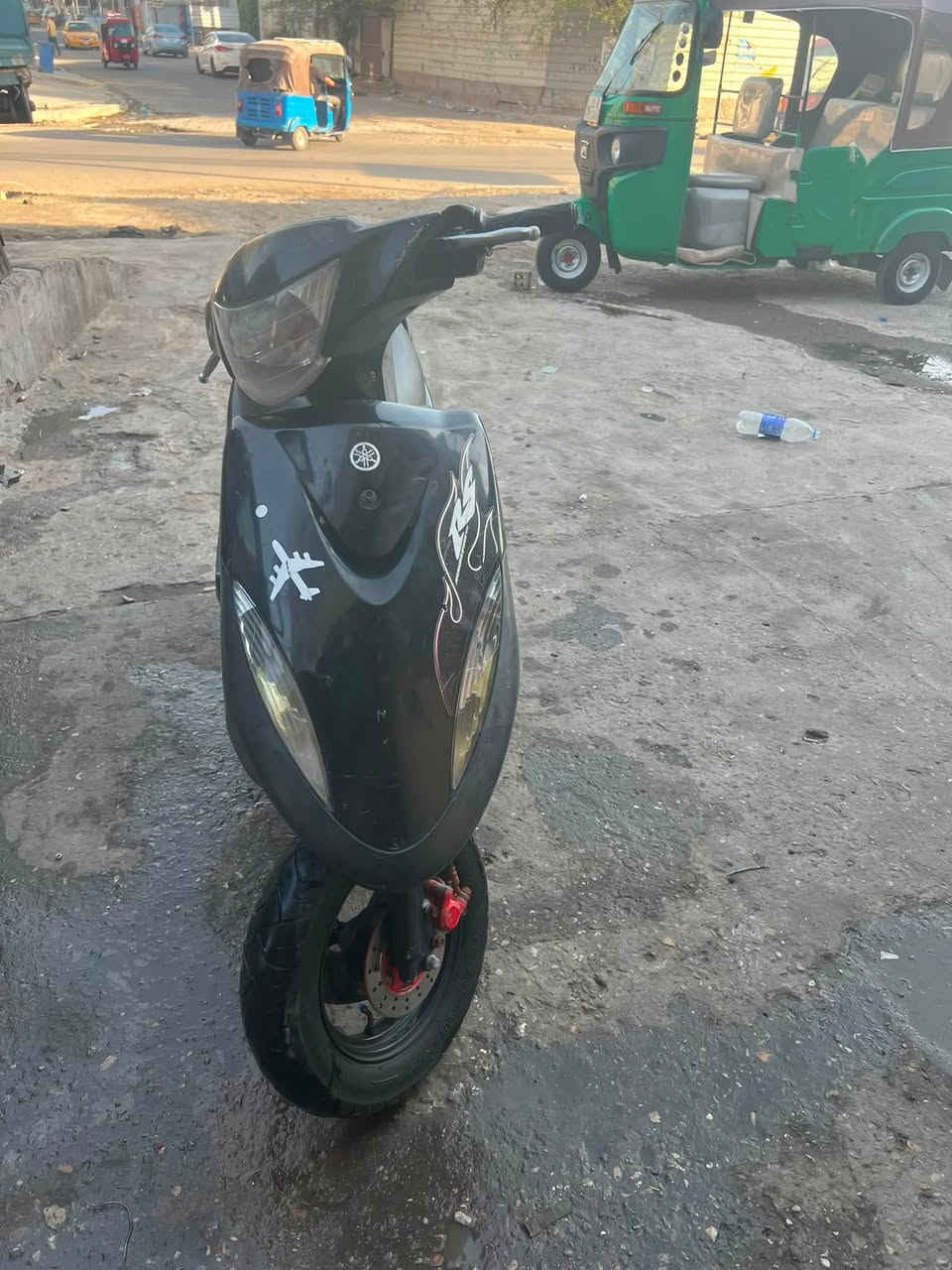 سلام عليكم دراجه ماكس عدله للبيع. فقط  لو باتري ميشتغل لو سلف  سعر 650 مكاني بغداد شعب ***********
