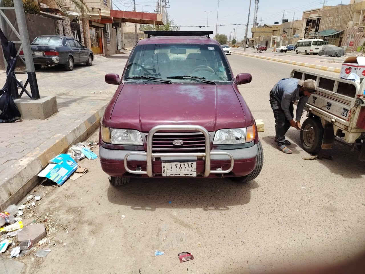 السلام عليكم  كيه سبورتج موديل 98رقم قادسيه صاحب السنويه بناصريه مكان سباره ناصريه مركز
سياره جاهزه طخم تايرات ابو لخطه حداديه وكهربائيات  كلها شغاله لايتات جدد محرك بلاد مامحور  لاتبخير ولاتنقيص السعر 40وبيها مجال 
عدا جام عطل بسيطره رقم صاحب سياره ***********
السلام عليكم  كيه سبورتج موديل 98رقم قادسيه صاحب السنويه بناصريه مكان سياره ناصريه مركز

السلام عليكم  كيه سبورتج موديل 98رقم قادسيه صاحب السنويه بناصريه مكان سياره ناصريه مركز
