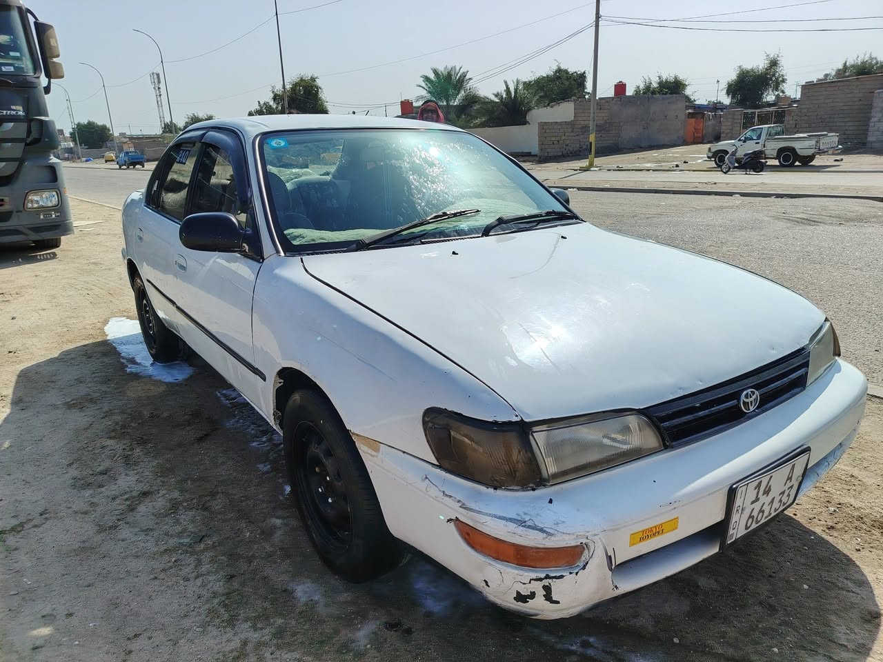 السلام عليكم كورولا للبيع سياره باسمي موديل 91 مكان البصره خور الزبير استفسار الرقم***********
