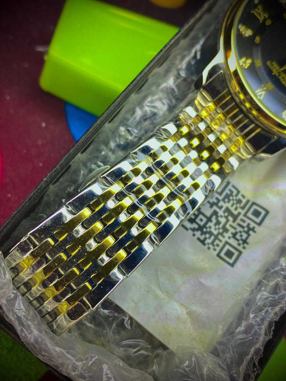 عزيزي ركذ عل الجمال👀
ساعـه مال دي اش ال .وزن ومرتبه وحلو اجاك العيد 
التفاصيل اكثر خاص


**إذا كنت صاحب هذا الإعلان وتريد حذفه لأي سبب، رجاءا أرسل رسالة إلى الدعم الفني**