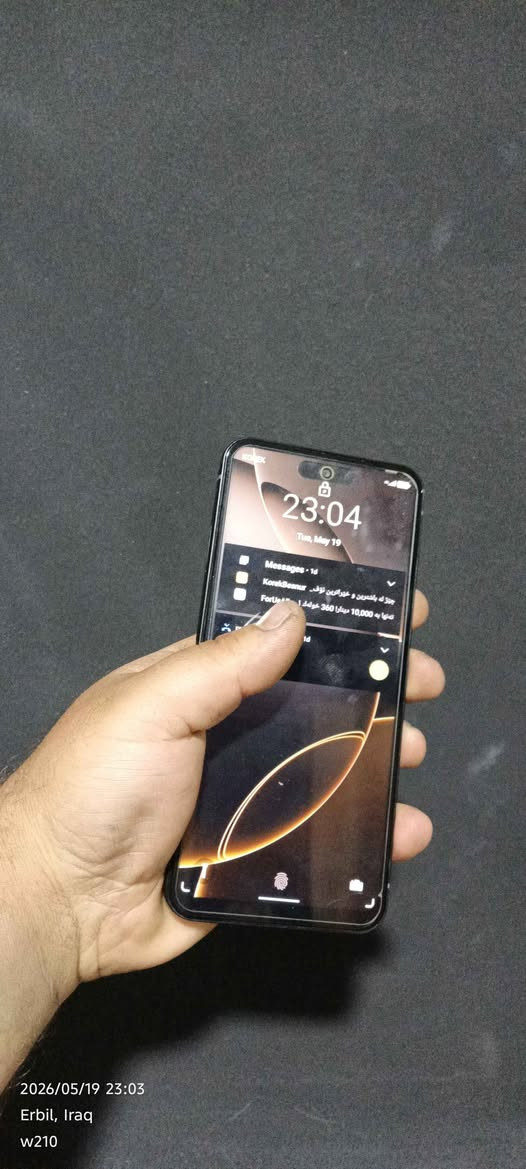 iphone 17promax copy
512gb
Ram8
2sim
بێ عەیب تەنها ئەوەندەی شکاوە 
نرخ٤٥هەزار 
شوێن هەولێر أربيل, العراق


**إذا كنت صاحب هذا الإعلان وتريد حذفه لأي سبب، رجاءا أرسل رسالة إلى الدعم الفني**