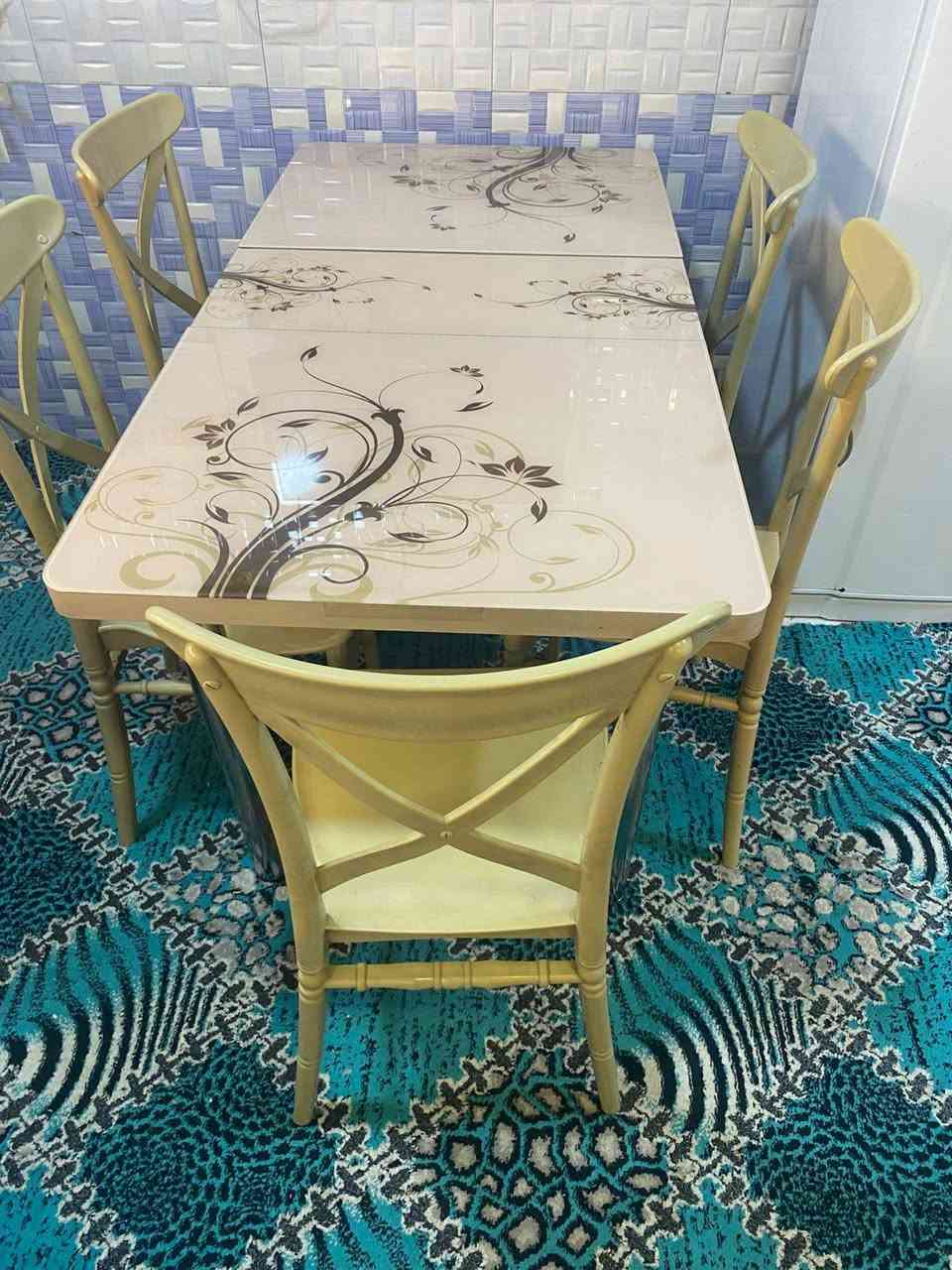 ‏✨للبيع
ميز طعام مع 5 كراسي للبيع في بغداد حي الجامعة سعر 100
للاستفسار الاتصال على رقم
***********‬‏

