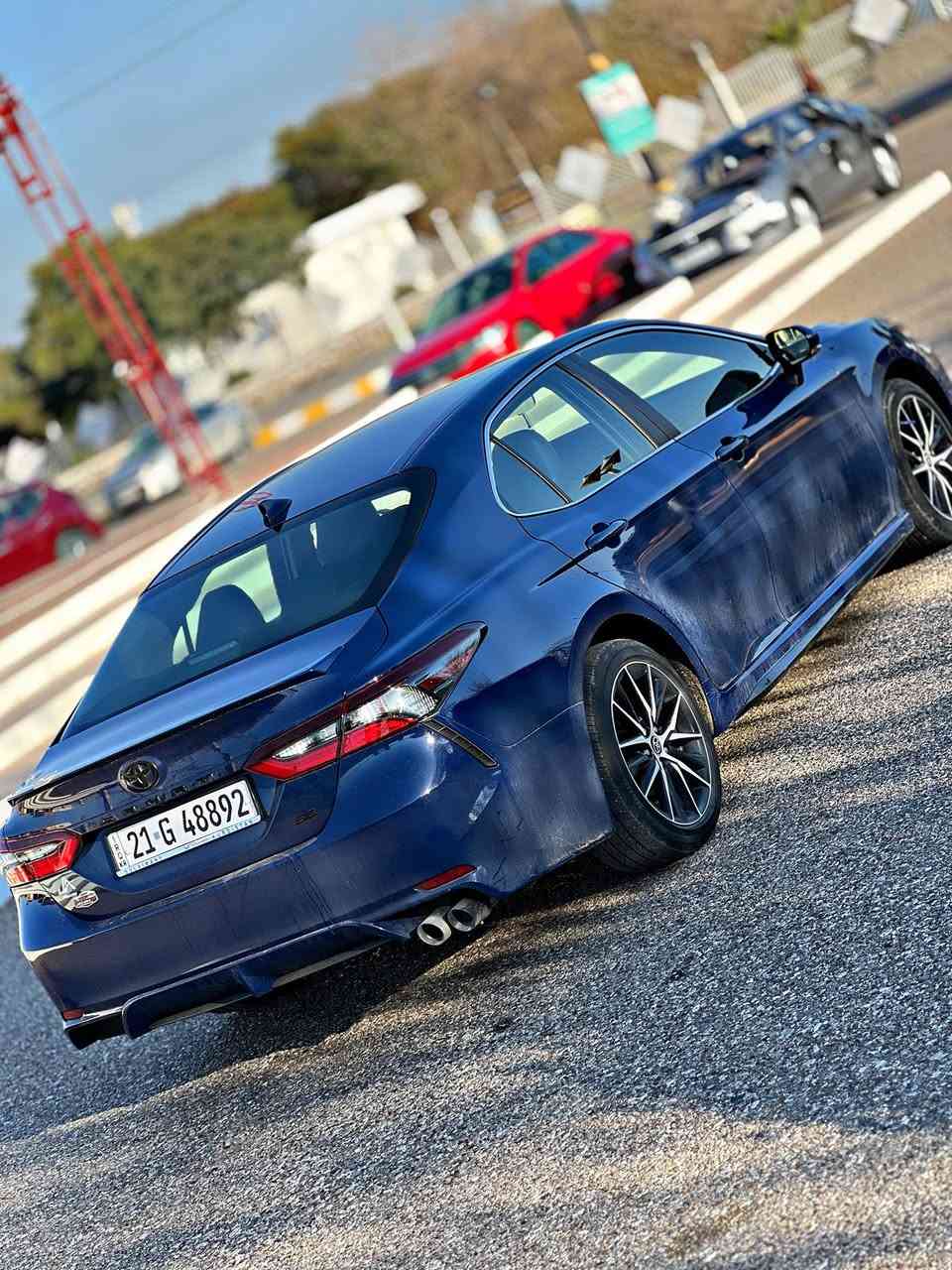 تويتا كاميري SE 2023  
لون ازرق جويتي  حلوة مواصفات 
بجم كبس فقط تعديل بارد جامرلغ سكن فقط 
ماشيه 25 ميل 
مواصفات SE معروفه 
تخم تاير جديد 
مكان سياره كركوك 
محرك كير واير بشرط مامفتوح 
سيارة حيل نظيفة كلشي عل بلاد جديد 
سنوية هزة كلشي جديد مدفوع لـ
باسمي السنوية بشرط تحويل وغرامـة
سيارة مابيـها دينار مصرف كامل من كل نواحي
واتساب + للاتصال ***********
