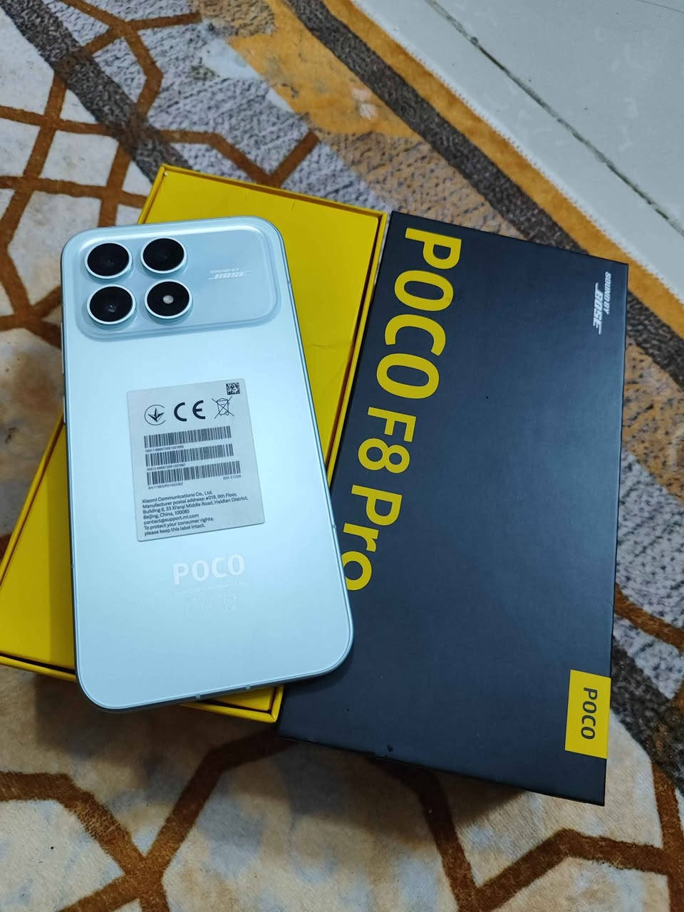 السلام عليكم 

بوكو اف 8 برو

نظافه 100/100
كامل ملحقات

ذاكره 512
عشوائيه 12

السعر 725

عنوان بغداد حسينيه 
رقم *********** Colombo, Sri Lanka
