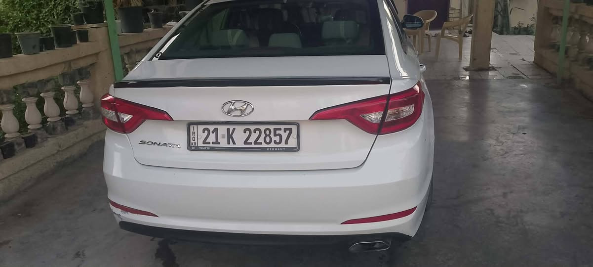 السلام عليكم
اليريد الجديد هاذا الجديد

وشرط الفحص والسونار وين ميعجبك تفحص افحص 

برغي ممفتوح 
سياره جديده جديده
 و.دواخل جديدة

سوناتا.2017..
امريكي...
حادثهة جاملغ خلفي ومصلح نفسة 
رقم اربيل  دولي 21...
داخله هزه بسمي...

سبير جديد .... .  

المواصفات...  

تحكم ستيرن...
..

 .
شاشه جبيره.. 
 
بلوتوث مكان شحن..... 
حساسات خلفيه....

محرك 2400  بلادي  ..
كير ومكينه بلكارتون صدر خلفي وامامي جديد

تخم تاير...
ويل بلادي ...

مانقصها لو برغي نضافه
السيارة جديدة 
السعر.       ((125))
 بيها مجال للشراي🧿
***********
***********
