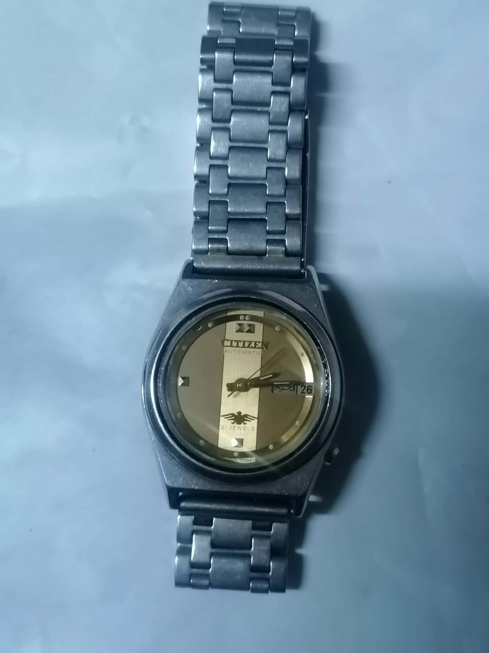 للبيع ساعة ستزن ياباني اصلي شغالة وقت مضبوط انتاج الثمانينات نضافة تامة . تفاصيل خاص.


**إذا كنت صاحب هذا الإعلان وتريد حذفه لأي سبب، رجاءا أرسل رسالة إلى الدعم الفني**