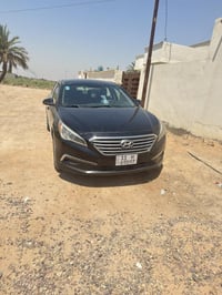 سوناتا ٢٠١٧ لون اسود محرك ٢٤٠٠  السيارة جاهزة من كلشي  المواصفات نص فو...