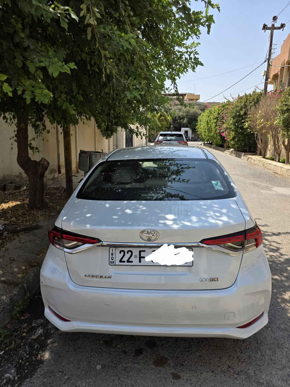 Toyota corolla موديل 2023 خةليجي دةبارجة بي ليدران بةناوي خومة هةموشتي نوئية م/ *********** هةولير
